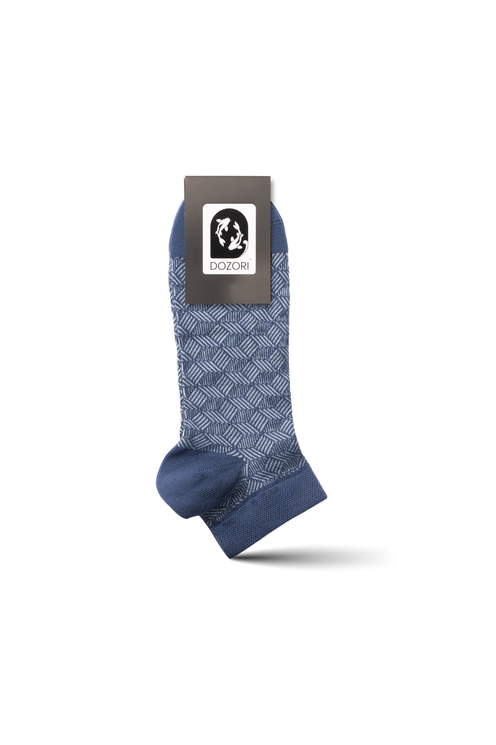 Herringbone Lines -  Blue