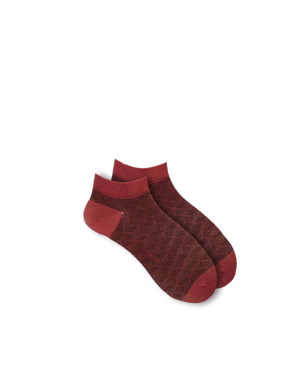 Herringbone Lines - Red