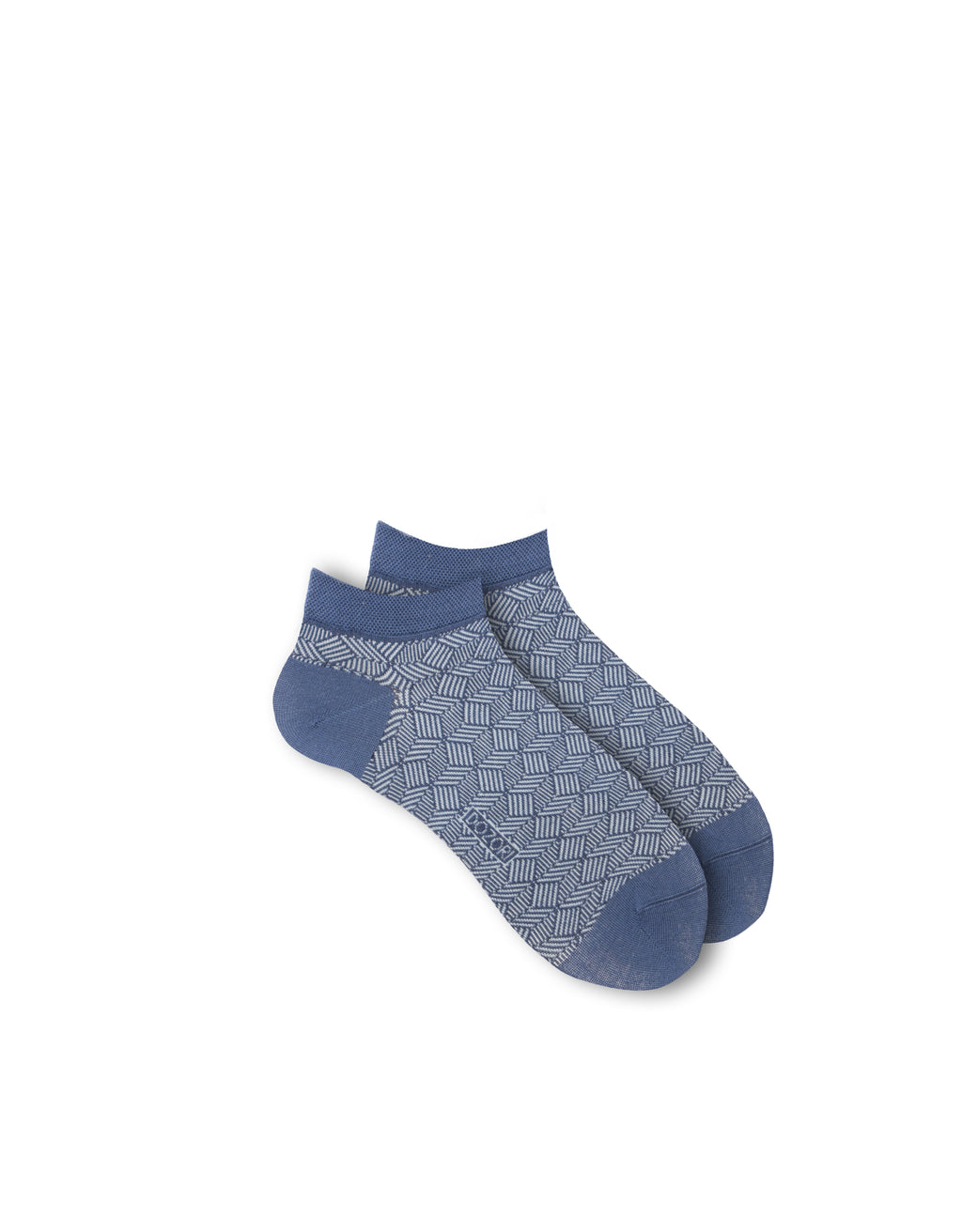 Herringbone Lines -  Blue