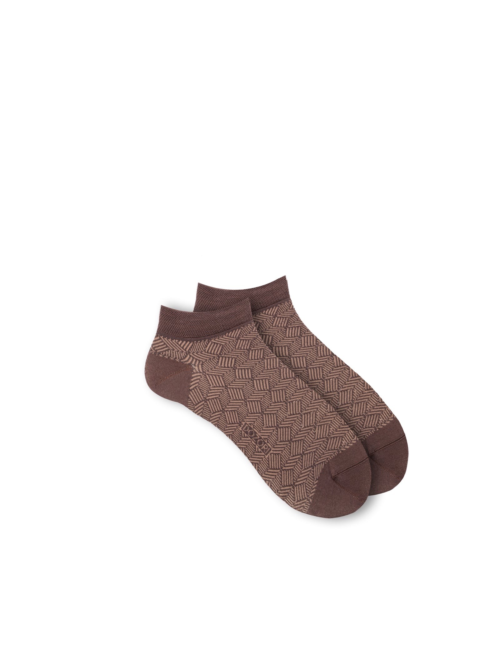 Herringbone Lines - Brown