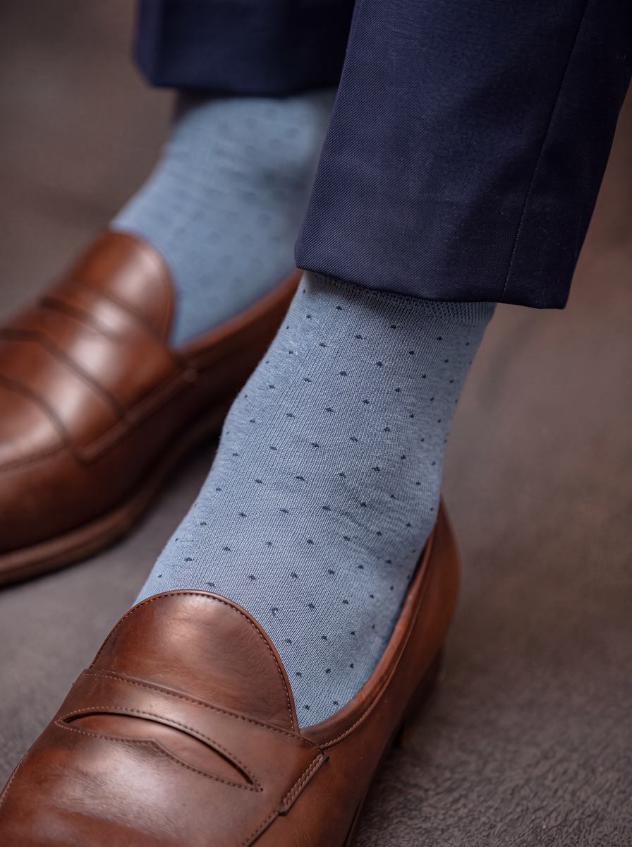 All Over Dots - Light Blue
