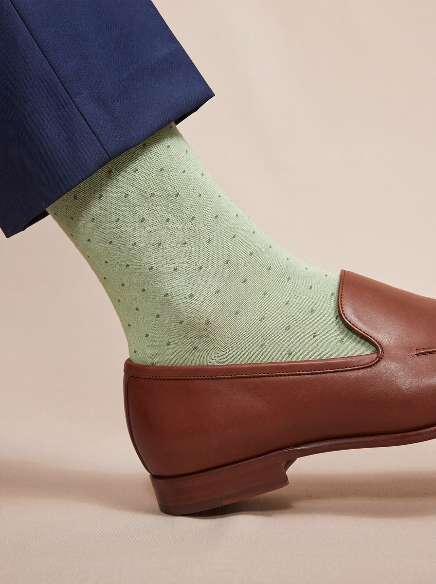 All Over Dots - Pistachio