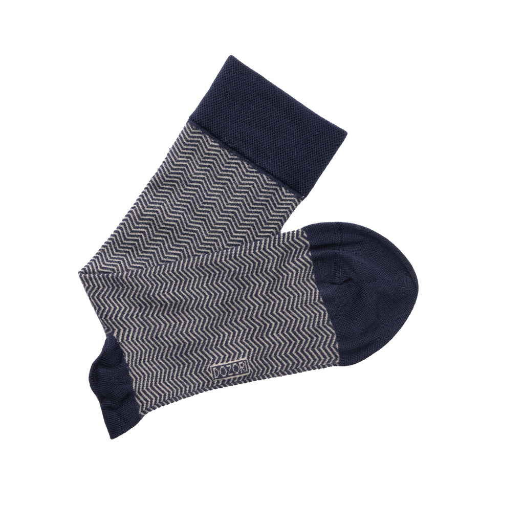 Herringbone - Navy