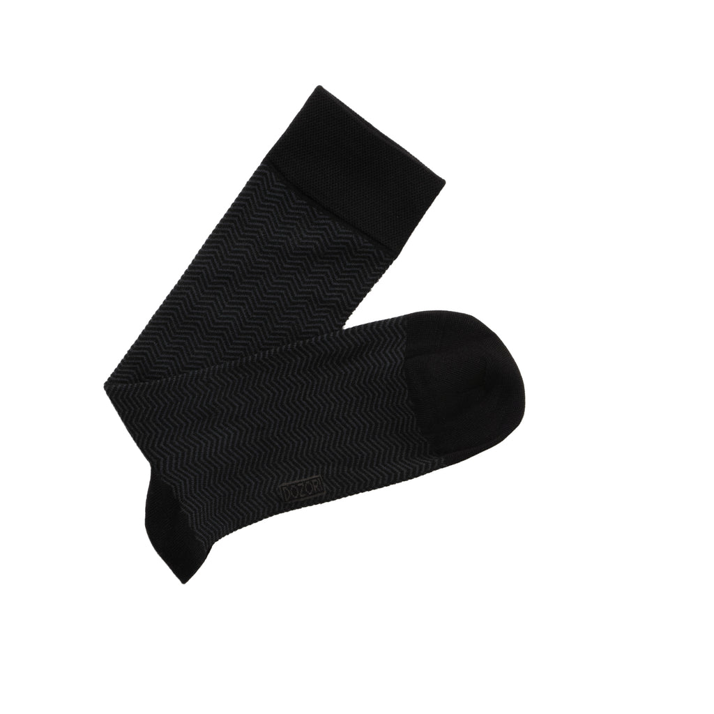 Herringbone - Black