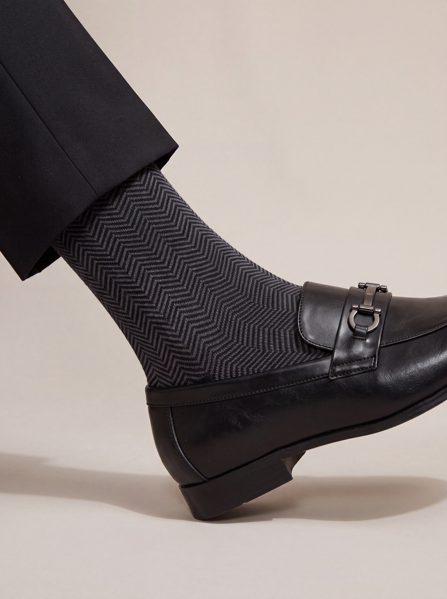 Herringbone - Black