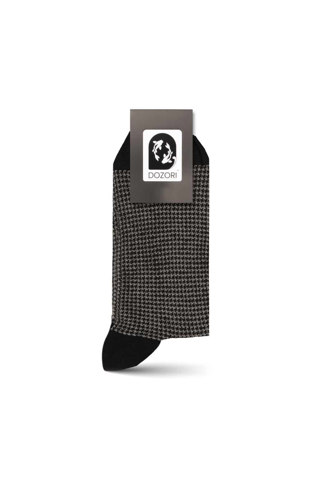 Houndstooth - Black (Mini Crew)