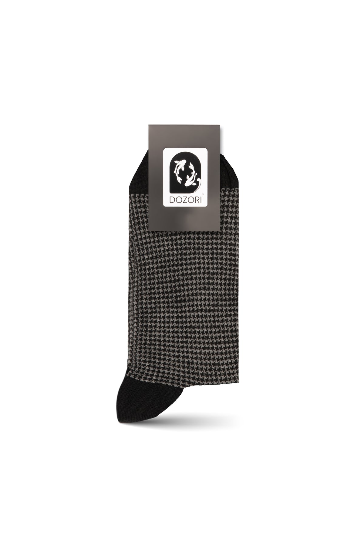 Houndstooth - Black (Mini Crew)