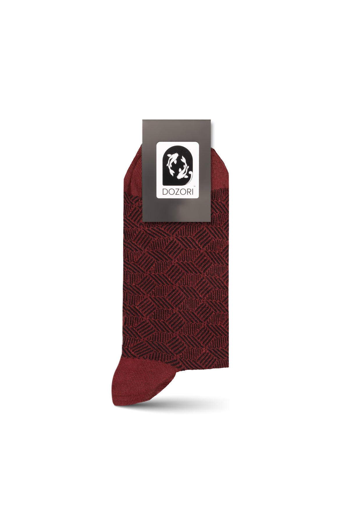Herringbone Lines - Red (Mini Crew)