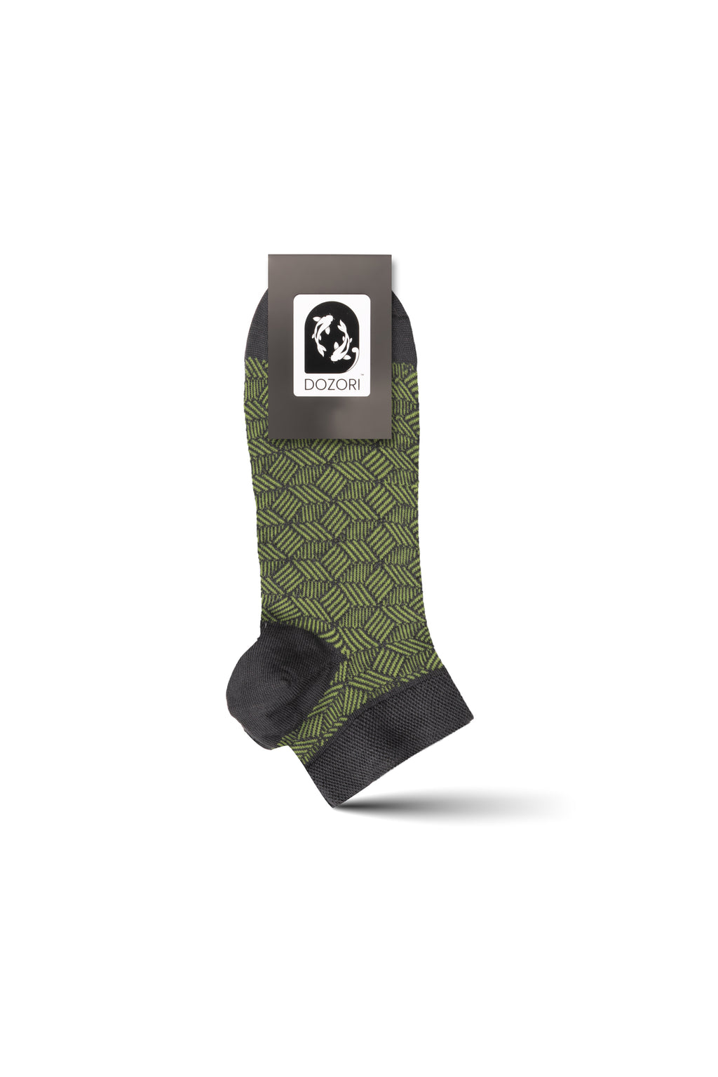 Herringbone Lines - Green