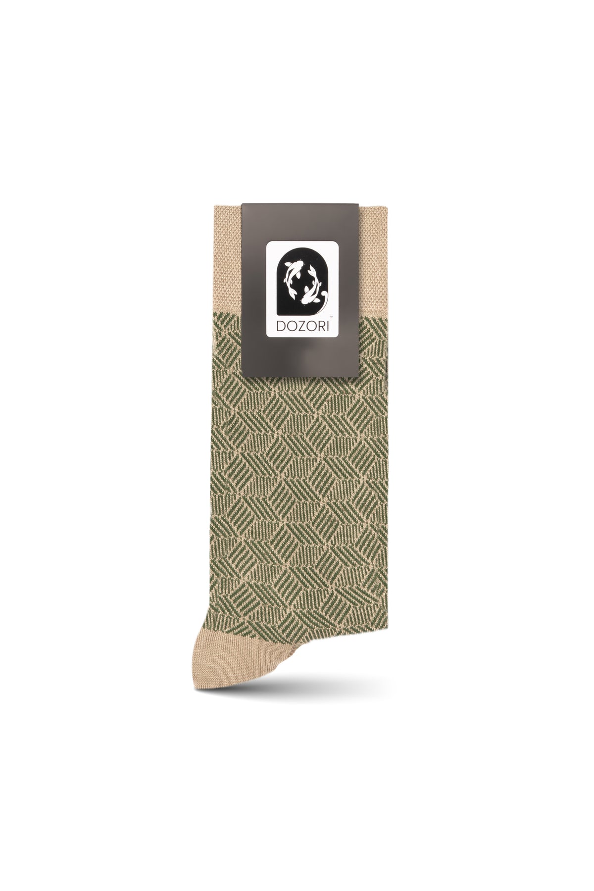 Herringbone Lines - Light Green