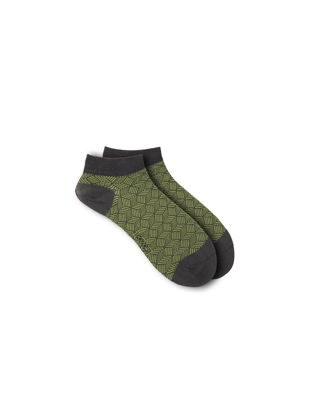 Herringbone Lines - Green