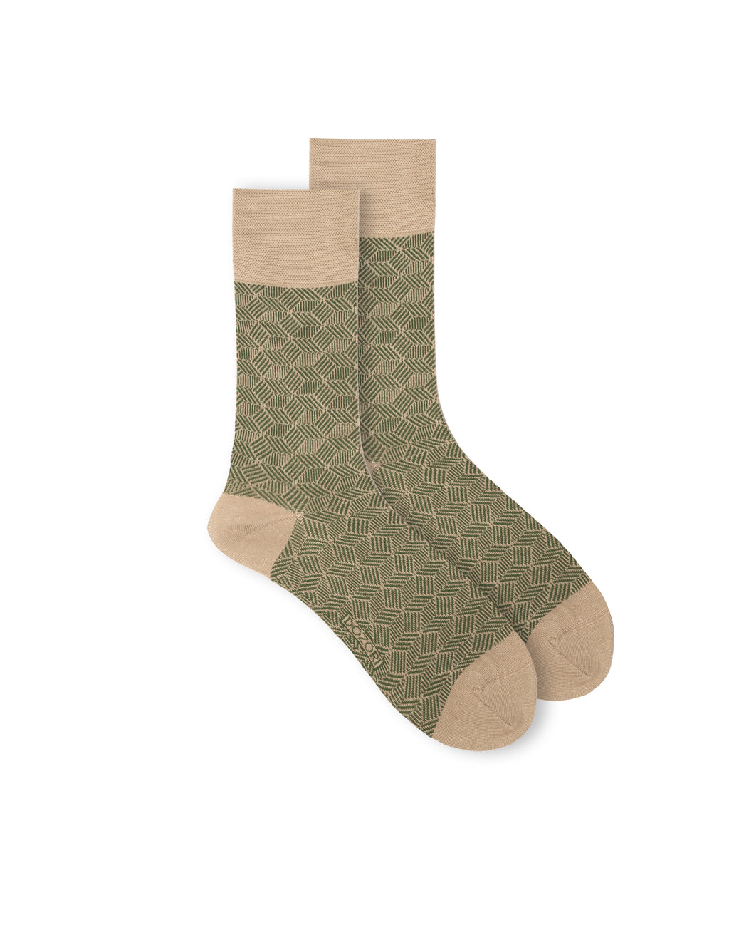 Herringbone Lines - Light Green
