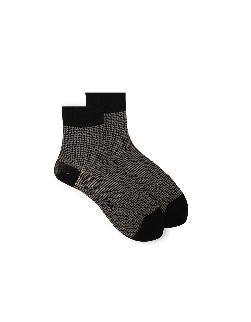 Houndstooth - Black (Mini Crew)