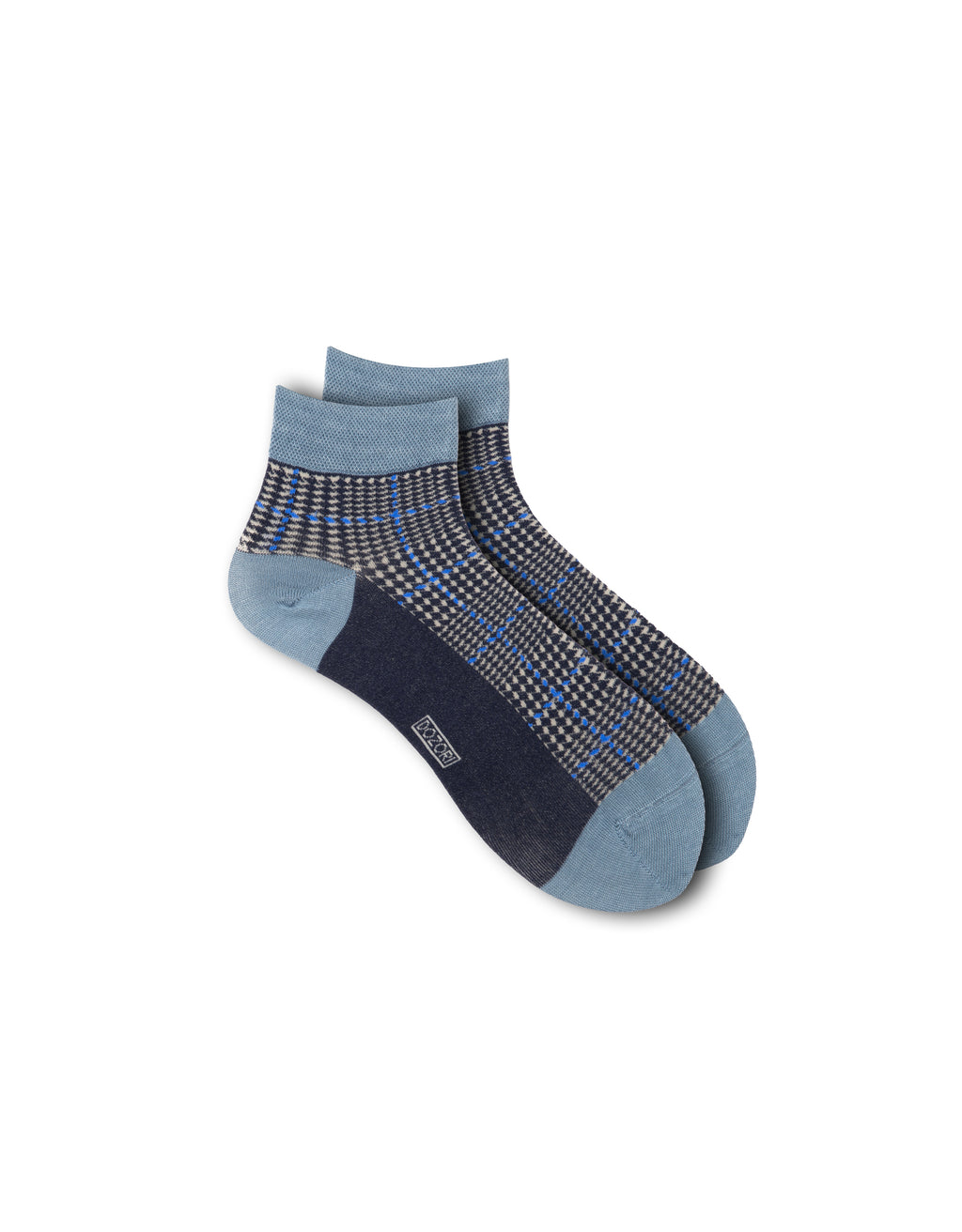 Precision Checks - Navy Blue