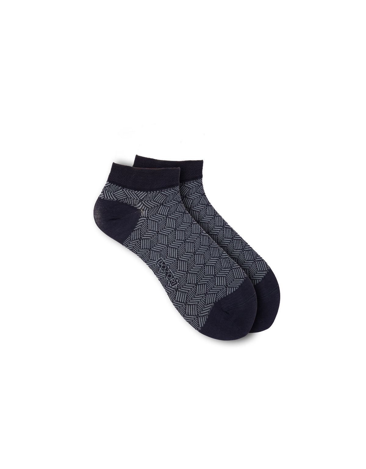 Herringbone Lines - Navy