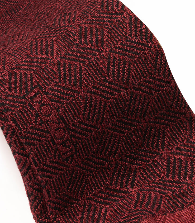 Herringbone Lines - Red (Mini Crew)