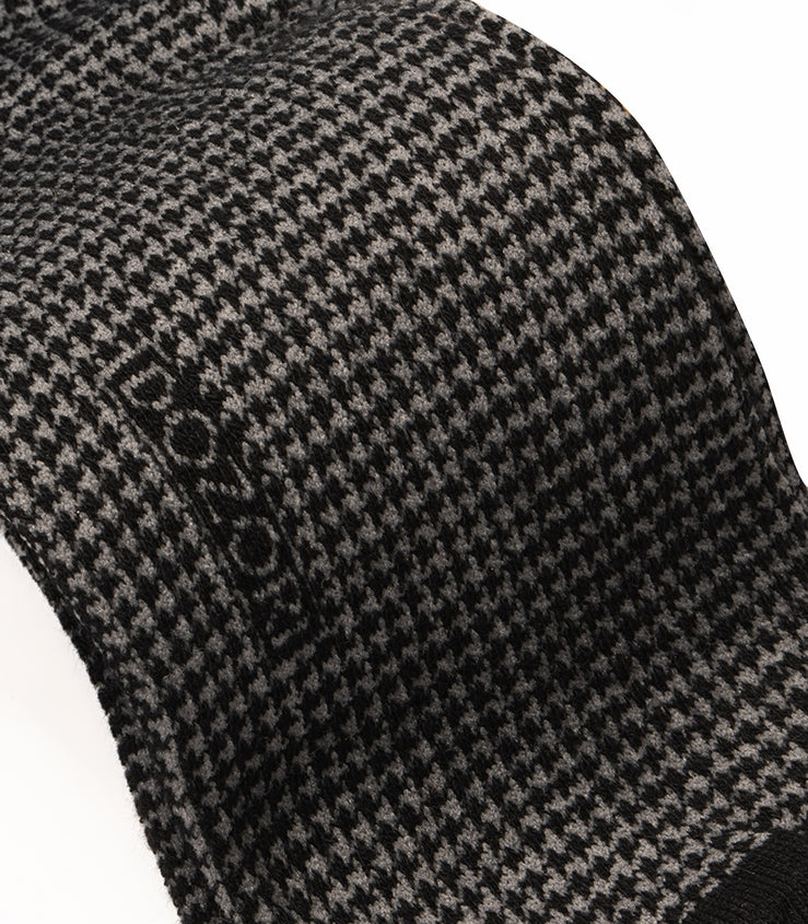 Houndstooth - Black (Mini Crew)