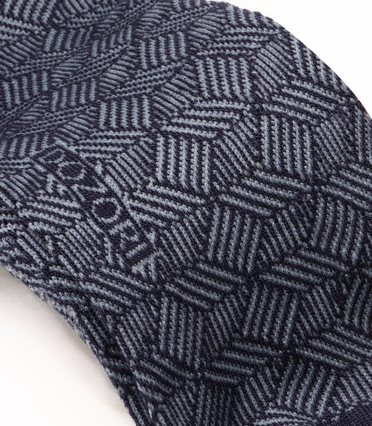Herringbone Lines - Navy
