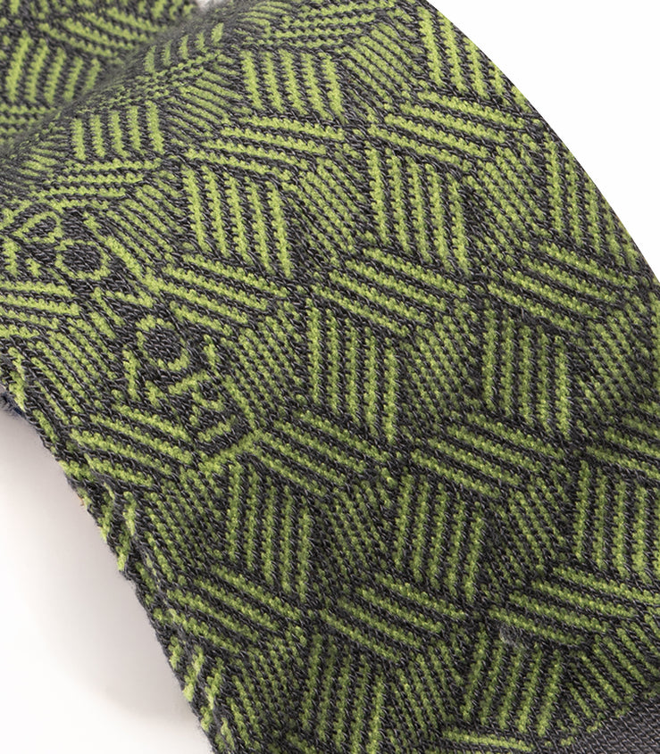 Herringbone Lines - Green