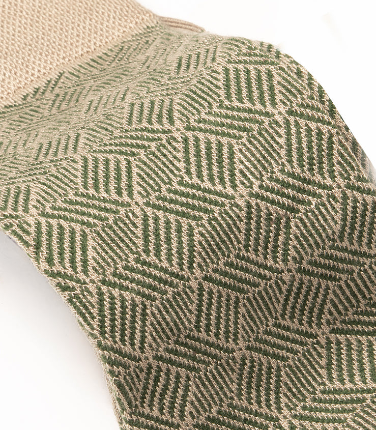 Herringbone Lines - Light Green