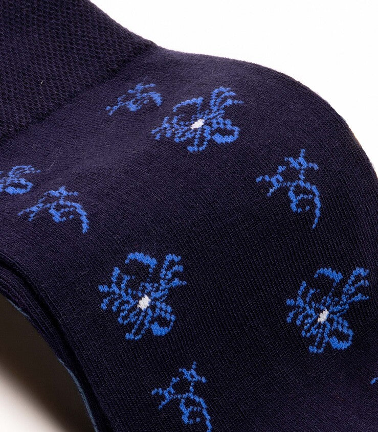 Floral - Navy Blue