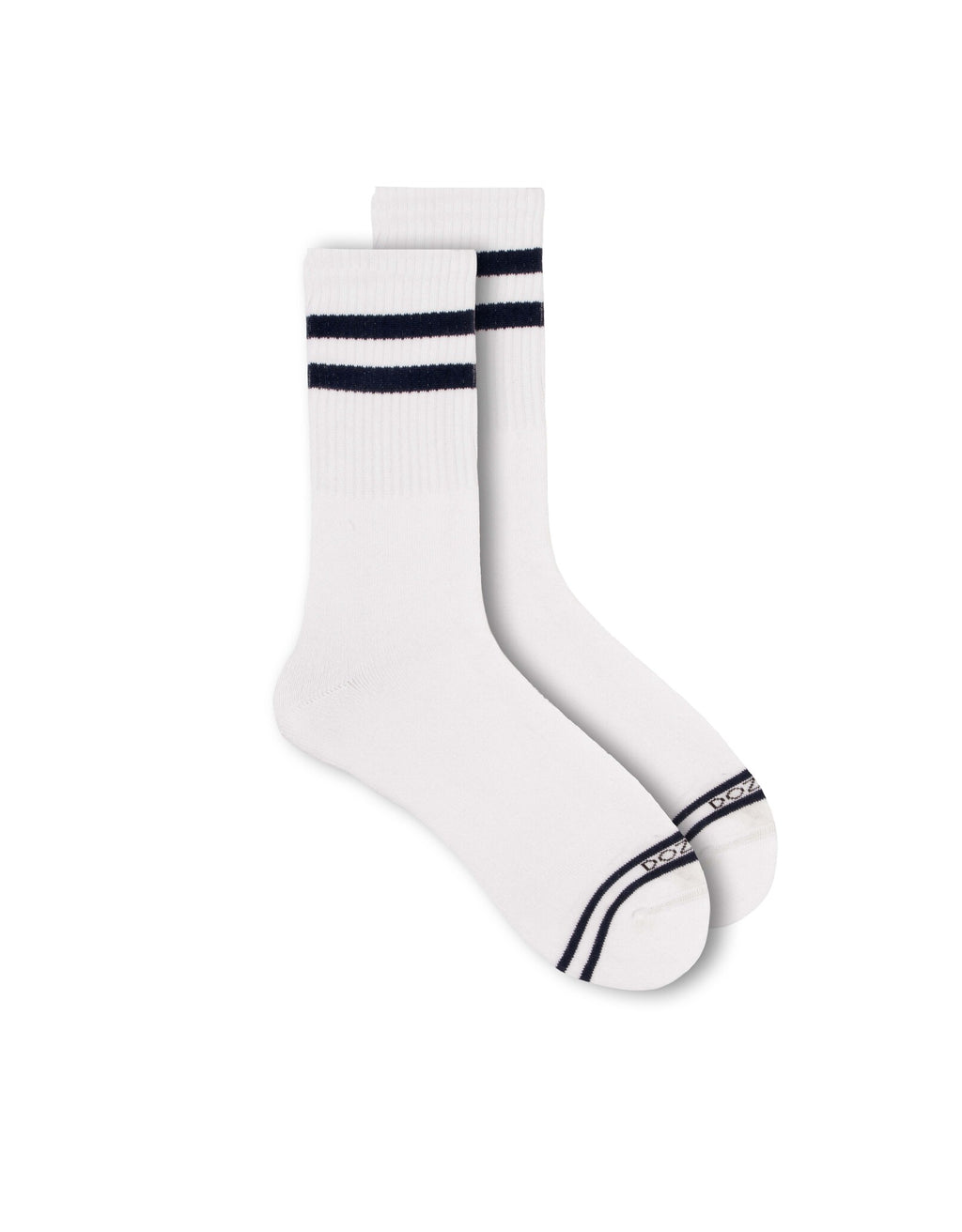 Varsity Stripes - White Navy