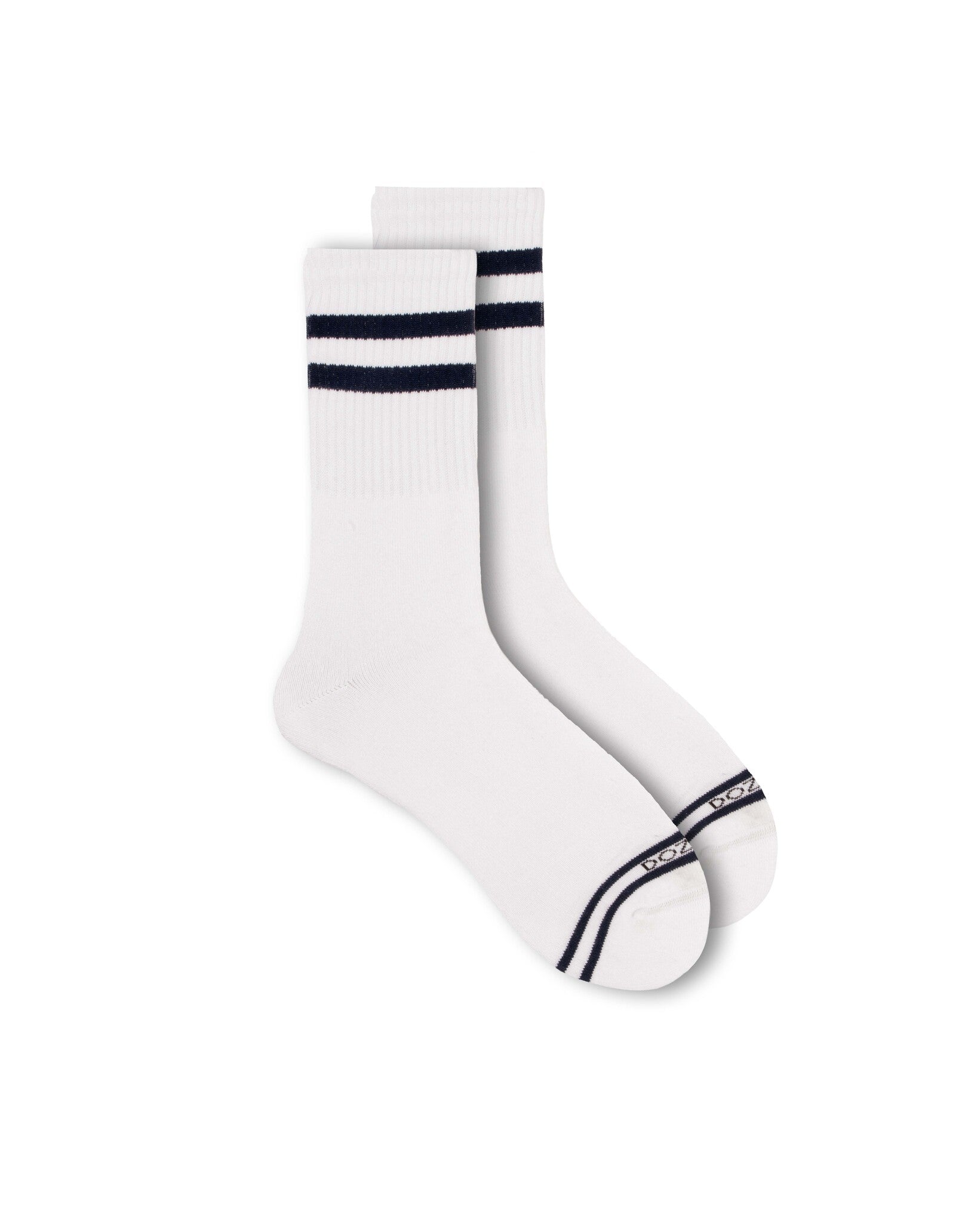Varsity Stripes - White Navy