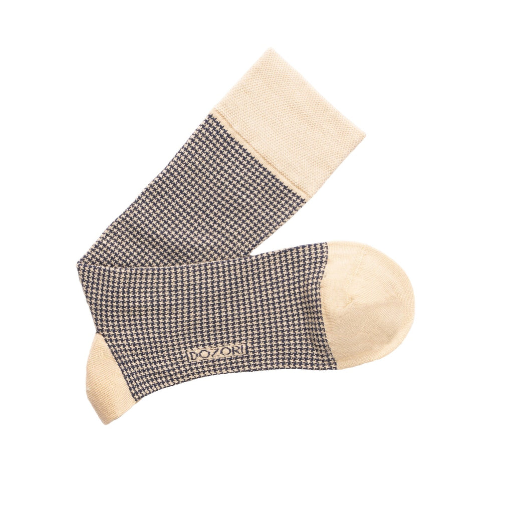 Houndstooth - Beige