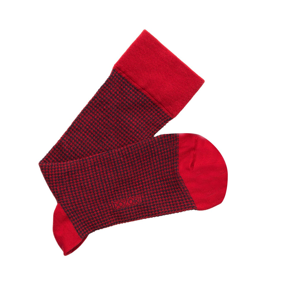 Houndstooth - Red