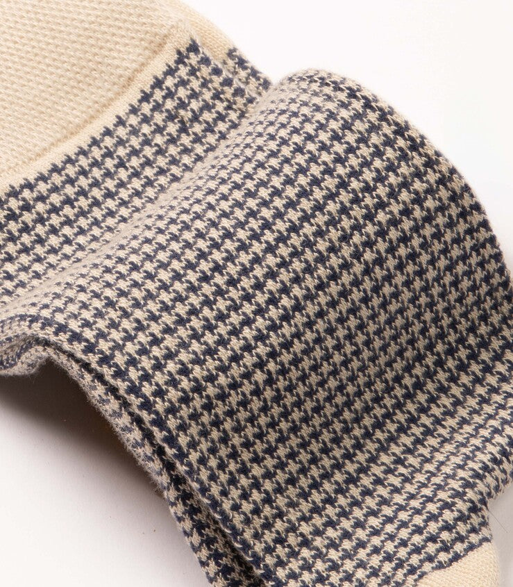 Houndstooth - Beige