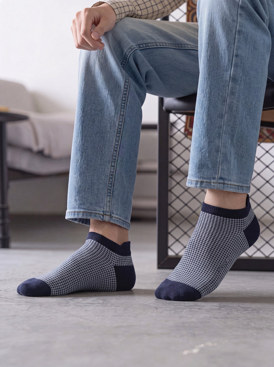 Houndstooth - Blue