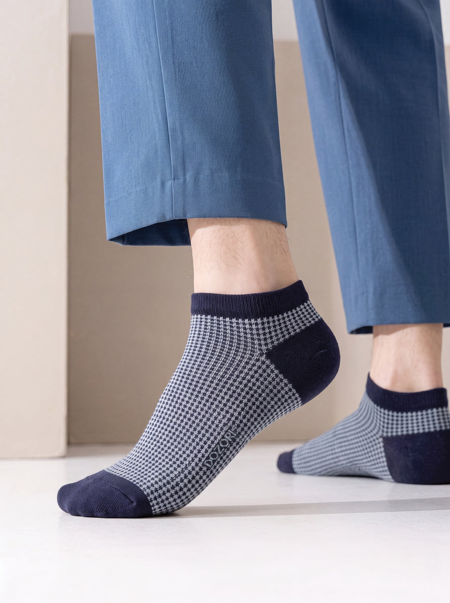 Houndstooth - Blue