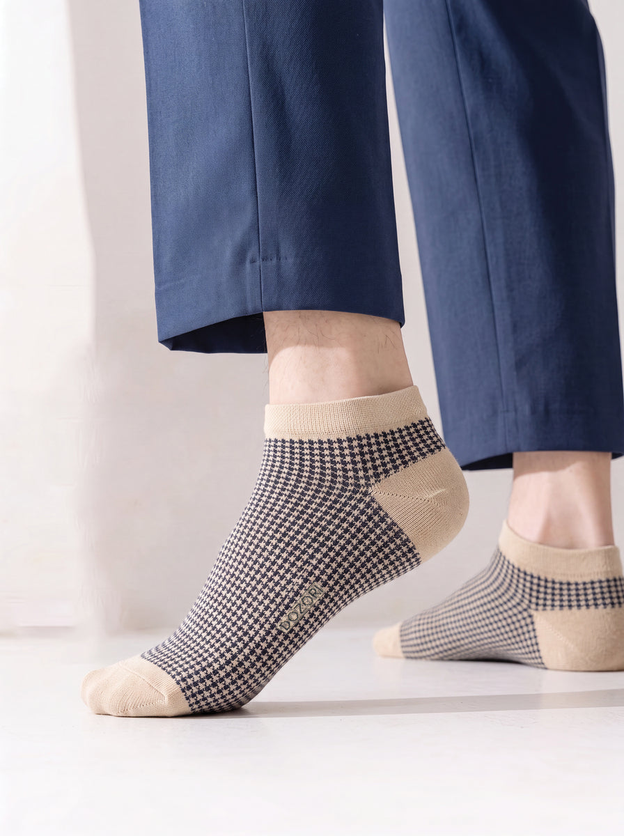 Houndstooth - Beige